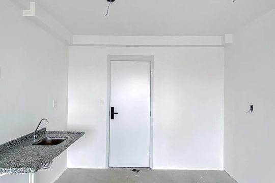 Cozinha de kitnet/studio à venda com 1 quarto, 27m² em Belenzinho, São Paulo