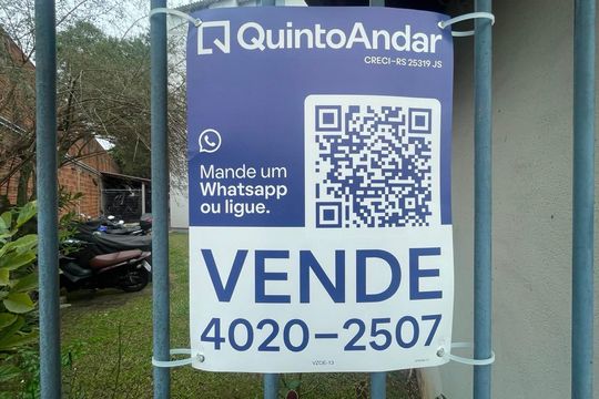 Placa instalada em 30/06/2026 com o código VZOE-13  de apartamento à venda com 2 quartos, 48m² em Canudos, Novo Hamburgo