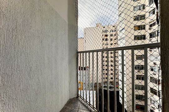 Varanda da Suíte de apartamento à venda com 2 quartos, 72m² em Flamengo, Rio de Janeiro