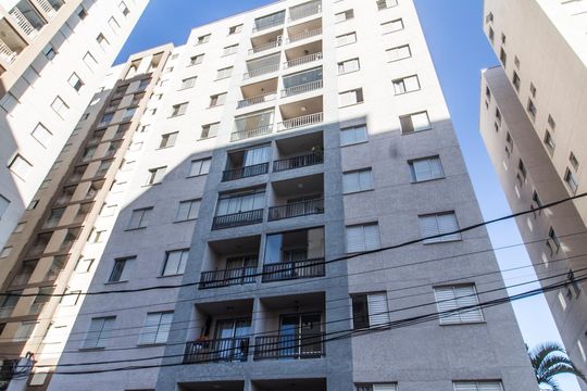 Fachada do bloco de apartamento para alugar com 2 quartos, 51m² em Vila Caldas, Carapicuíba