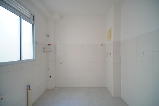Cozinha de apartamento para alugar com 2 quartos, 42m² em Santos Dumont, São Leopoldo