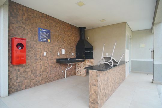 Área comum - Churrasqueira de apartamento para alugar com 2 quartos, 42m² em Santos Dumont, São Leopoldo