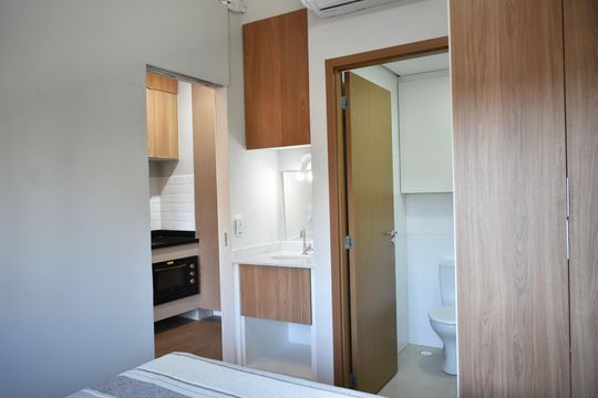 Suíte de apartamento para alugar com 1 quarto, 27m² em São Judas, São Paulo