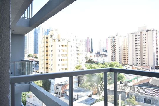 Sacada de apartamento para alugar com 1 quarto, 27m² em São Judas, São Paulo