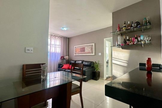Sala  de apartamento à venda com 3 quartos, 85m² em Anchieta, Belo Horizonte