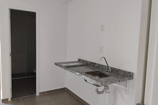 Cozinha de kitnet/studio para alugar com 1 quarto, 29m² em Vila Mariana, São Paulo
