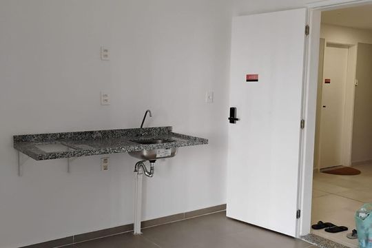 Cozinha de kitnet/studio para alugar com 1 quarto, 29m² em Vila Mariana, São Paulo