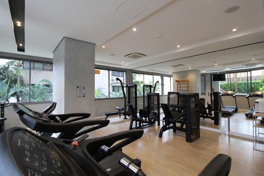 Área Comum - Academia de kitnet/studio à venda com 1 quarto, 25m² em Indianópolis, São Paulo