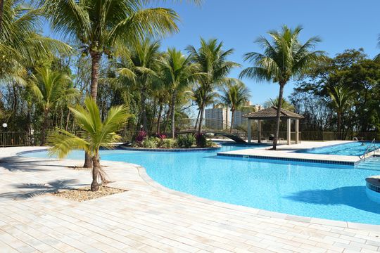 Área comum - Piscina de casa de condomínio para alugar com 3 quartos, 87m² em Bonfim Paulista, Ribeirão Preto