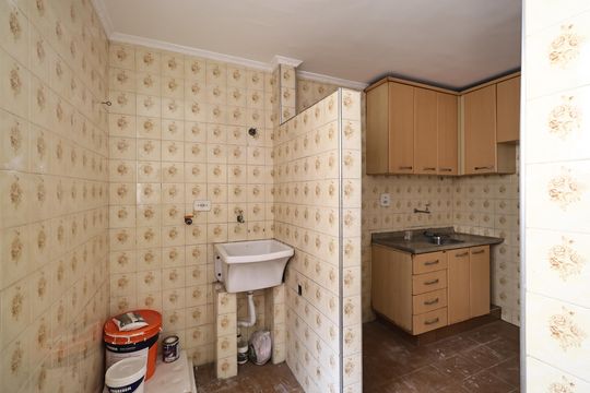 Área de serviço de apartamento à venda com 2 quartos, 50m² em Conjunto Residencial Planeta, Santo André