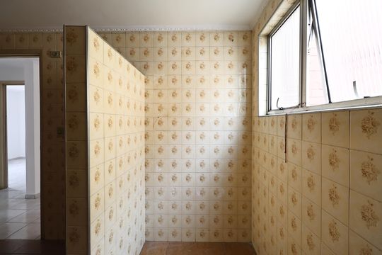 Área de serviço de apartamento à venda com 2 quartos, 50m² em Conjunto Residencial Planeta, Santo André