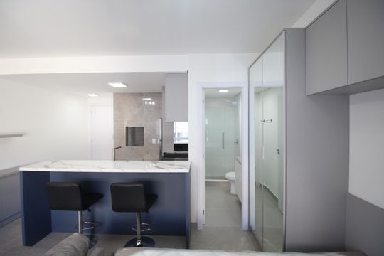 Studio de kitnet/studio para alugar com 1 quarto, 30m² em Moinhos de Vento, Porto Alegre