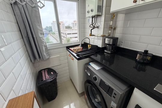 Área de serviço  de apartamento à venda com 2 quartos, 43m² em Anil, Rio de Janeiro