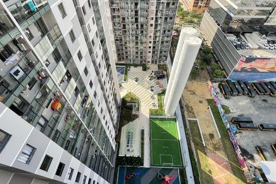 Varanda de kitnet/studio à venda com 1 quarto, 33m² em Santo Cristo, Rio de Janeiro