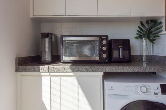 Área de Serviço de apartamento à venda com 2 quartos, 42m² em Vila Isa, São Paulo