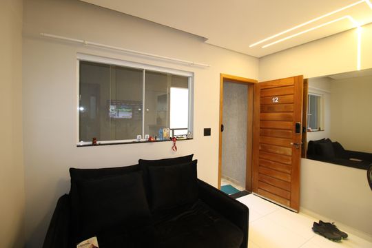 Sala de apartamento à venda com 1 quarto, 27m² em Vila Jacuí, São Paulo