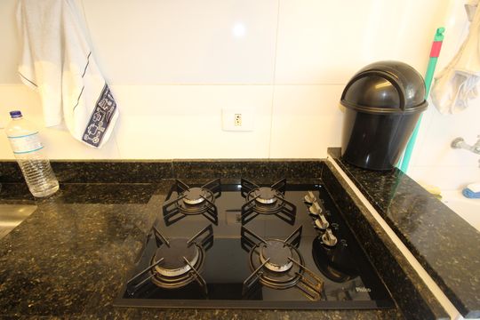 Cozinha / Área de Serviço de apartamento à venda com 1 quarto, 27m² em Vila Jacuí, São Paulo