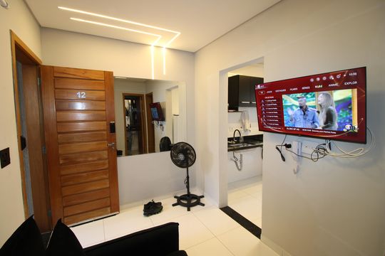 Sala de apartamento à venda com 1 quarto, 27m² em Vila Jacuí, São Paulo