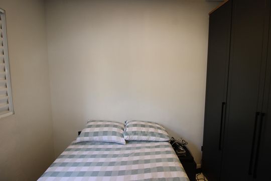 Quarto 1 de apartamento à venda com 1 quarto, 27m² em Vila Jacuí, São Paulo