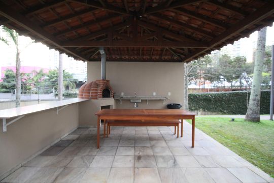 Área comum - Forno de Pizza de apartamento à venda com 3 quartos, 127m² em Vila Andrade, São Paulo