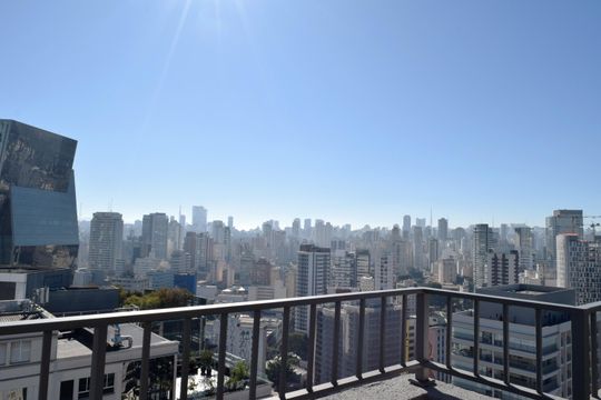 Vista do Rooftop de apartamento para alugar com 1 quarto, 28m² em Pinheiros, São Paulo