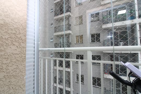 Varanda da Sala de apartamento à venda com 2 quartos, 38m² em Vila Ré, São Paulo
