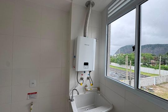 Área de serviço de apartamento à venda com 2 quartos, 46m² em Recreio dos Bandeirantes, Rio de Janeiro