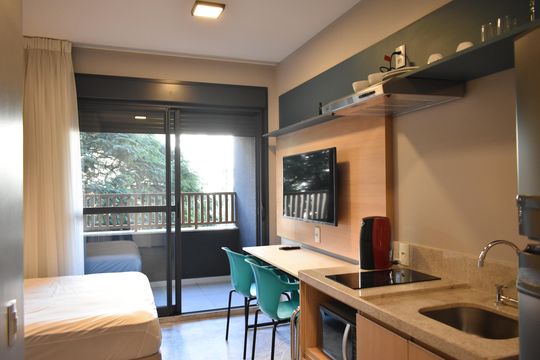 Studio de kitnet/studio para alugar com 0 quarto, 26m² em Vila Clementino, São Paulo