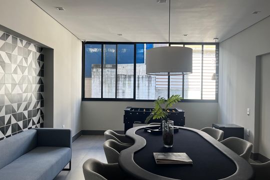 Sala de Jogos de kitnet/studio para alugar com 1 quarto, 27m² em Água Branca, São Paulo