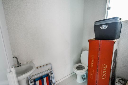 Área de Serviço de apartamento à venda com 2 quartos, 84m² em Jardim Santo Alberto, Santo André