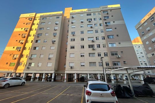 Fachada do bloco de apartamento para alugar com 2 quartos, 51m² em São José, Canoas