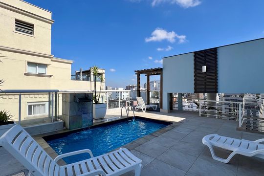 Piscina de apartamento à venda com 1 quarto, 40m² em Cerqueira César, São Paulo