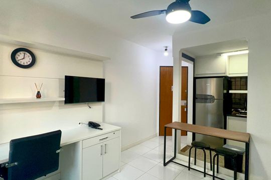 Sala de apartamento à venda com 1 quarto, 40m² em Cerqueira César, São Paulo