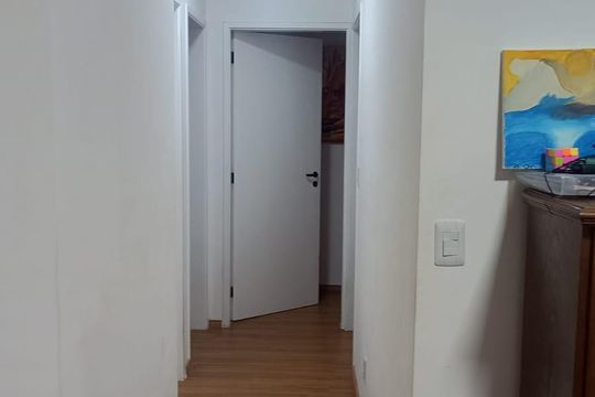 Sala de apartamento à venda com 3 quartos, 80m² em Vila Gilda, Santo André