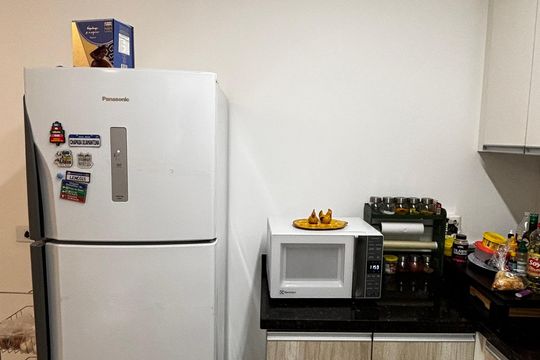 Cozinha de apartamento à venda com 2 quartos, 63m² em Parque Oratório, Santo André