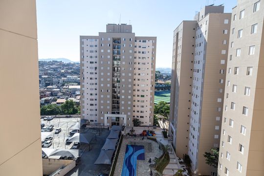 Vista da Área de Serviço de apartamento à venda com 2 quartos, 56m² em Jardim Nova Taboao, Guarulhos