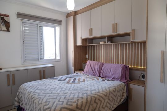 Quarto 1 de apartamento à venda com 2 quartos, 56m² em Jardim Nova Taboao, Guarulhos