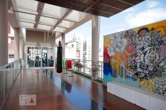 Área comum de kitnet/studio à venda com 1 quarto, 22m² em Consolação, São Paulo