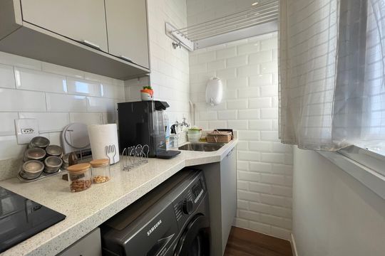 Área de Serviço de apartamento à venda com 1 quarto, 27m² em Vila Sonia, São Paulo