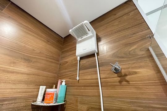 Banheiro de apartamento à venda com 1 quarto, 27m² em Vila Sonia, São Paulo