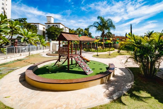 Área comum - Playground de apartamento à venda com 3 quartos, 72m² em Candelária, Belo Horizonte
