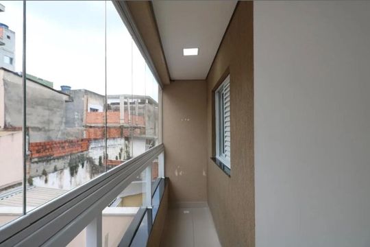 Varanda de apartamento à venda com 2 quartos, 45m² em Centro, Diadema