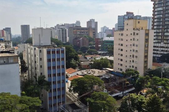 Vista de kitnet/studio para alugar com 1 quarto, 29m² em Vila Clementino, São Paulo