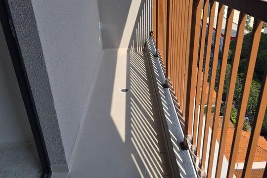 Varanda de kitnet/studio para alugar com 1 quarto, 29m² em Vila Clementino, São Paulo