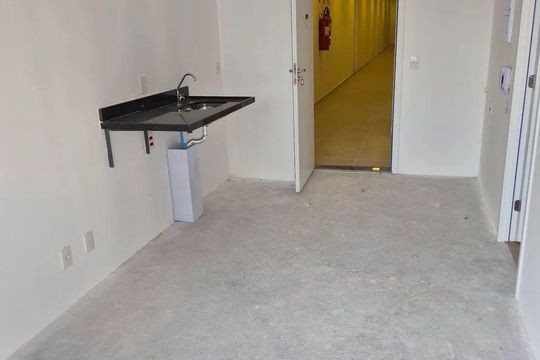 Cozinha de kitnet/studio para alugar com 1 quarto, 29m² em Vila Clementino, São Paulo