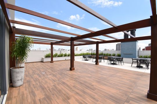 Área comum de apartamento à venda com 2 quartos, 46m² em Centro, Curitiba