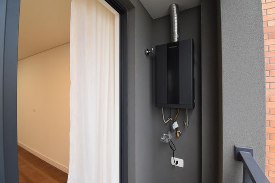 Sacada  de apartamento à venda com 2 quartos, 46m² em Centro, Curitiba