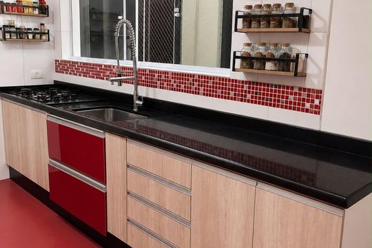 Cozinha de casa à venda com 4 quartos, 160m² em Bortolândia, São Paulo