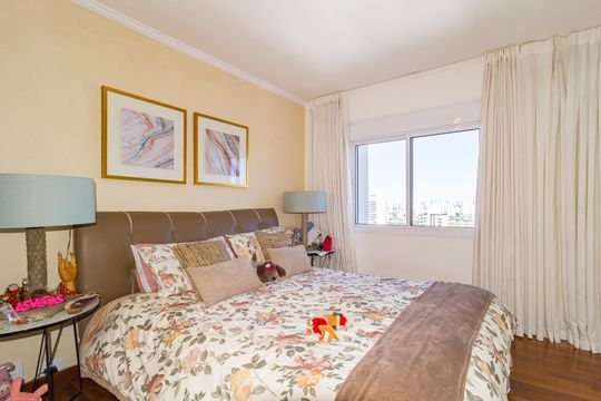 Suíte 1 de apartamento à venda com 3 quartos, 134m² em Parque da Mooca, São Paulo