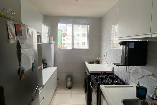 Cozinha de apartamento à venda com 2 quartos, 50m² em Santíssimo, Rio de Janeiro
